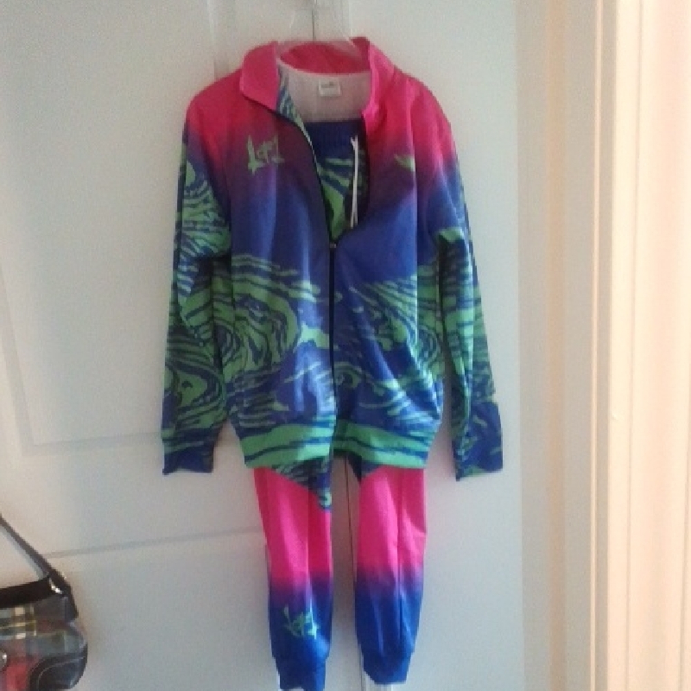 2 Piece Vibrant Multicolor Tracksuit